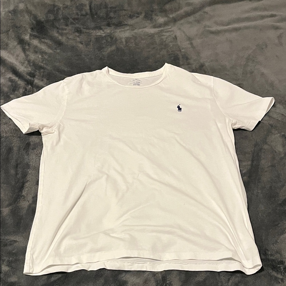 Polo by Ralph Lauren Men's Classic White Tee Cotton Large